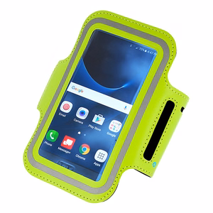 Armbandas SLIM Type 1 dėklas Iphone 13/13Pro/14/14 Pro/15/15Pro/16/16 Pro/Samsung S21/S22/S23/S24 (5,5 colių) kalkių spalvos