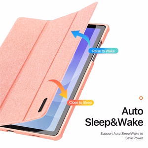 Чехол Dux Ducis Domo для Samsung X210 X215 X216 Tab A9 Plus 11.0 X230 X235 X236 Tab A11 Plus 11.0 розовый