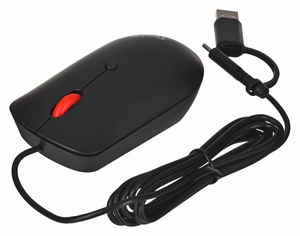 Lenovo 4Y51D20850 pelė ambidekstrinė USB Type-C optinė 2400 DPI