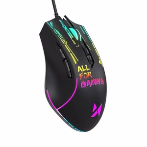 Wozinsky WMGK-7200 Проводная оптическая игровая мышь 7200 DPI - чёрный