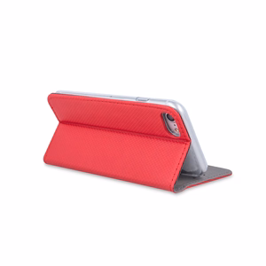 Išmanus magnetinis dėklas telefonui Motorola Moto G06 raudonas