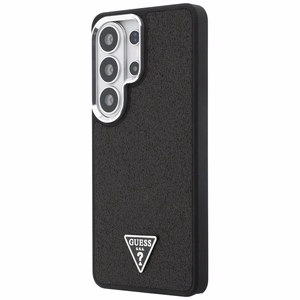 Guess чехол Fixed Glitter Triangle MagSafe для Samsung Galaxy S26 Ultra чёрный