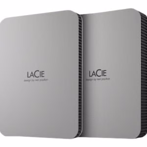 LACIE Mobilus Nešiojamas HDD 1TB USB sidabrinis