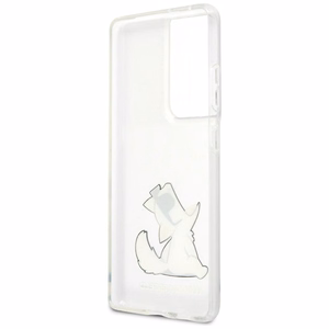 Karl Lagerfeld Choupette Fun Case for Samsung Galaxy S21 Ultra - Transparent