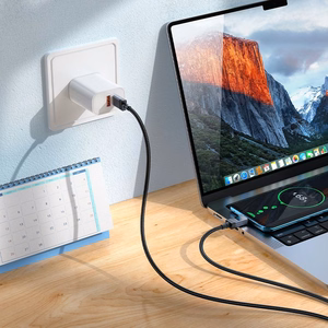 Кабель USB C - USB C Hoco 3A 60W с дисплеем 1 м X118 чёрный