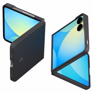 Чехол Spigen AirSkin Aramid для Samsung Galaxy Z Flip 7 - чёрный