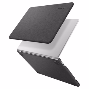 Чёрный чехол Spigen Urban Fit для MacBook Neo 13 дюймов 2026 года