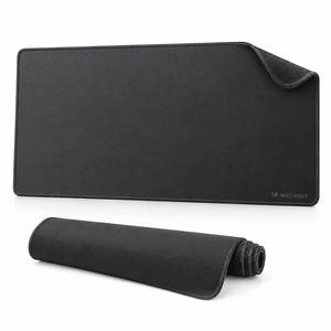 Wozinsky WPD-B1000 žaidimų stalo kilimėlis XXL 1000x500mm, atsparus vandeniui - juodas