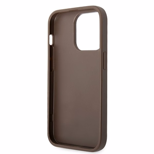 Guess GUHCP15X4GMGBR iPhone 15 Pro Max 6.7" rudas/rudas kietas dėklas 4G Didelis Metal Logo
