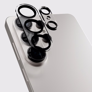 SBS apsauginis stikliukas galinei kamerai skirta Samsung Galaxy S26 Ultra su juodu rėmeliu
