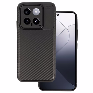 Tel Protect Carbon Elite dėklas telefonui Xiaomi 14 Ultra juodas