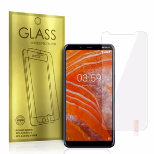 Закалённое стекло Gold для Nokia 3.1 Plus