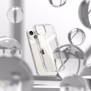 Ringke Fusion Matte dėklas iPhone 14 Plus su geliniu rėmeliu – pilkas