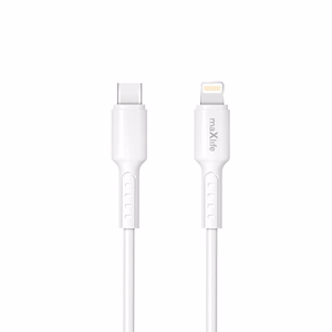 "Maxlife MXUC-13" kabelis USB-C - Lightning 1,0 m 27W baltas
