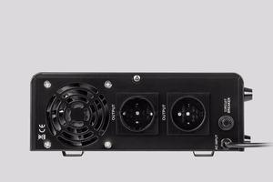 Rebel POWER-500 wall-mounted emergency power supply, pure sine wave inverter with charging, 12 V / 230 V, 500 VA / 300 W