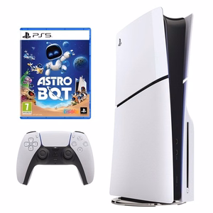 Sony PlayStation 5 Slim Disc - Astro Bot Bundle 1TB konsolė balta