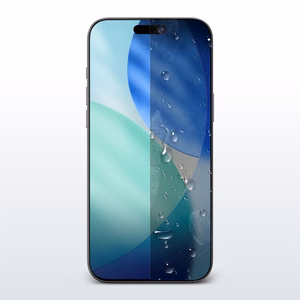 AmazingThing Radix pilnas grūdintas stiklas iPhone 17 Pro telefonui (rinkinys, 2 vnt.)