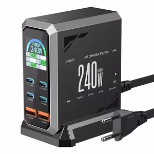 Сетевое зарядное устройство Blitzwolf BW-S31 2xUSB-A, 4xUSB-C, PD, 240W