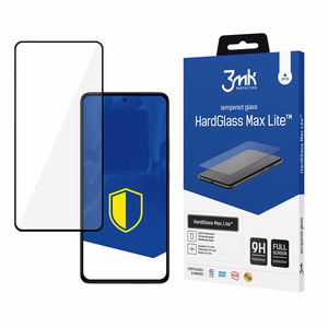 Tempered glass 3mk HardGlass Max Lite Black for Xiaomi Redmi Note 14 PRO / 14 PRO+ 5G