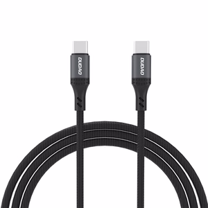 Dudao L3CC Плетёный кабель USB-C - USB-C 60W 1.2m - чёрный