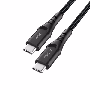Tech-Protect Ultraboost UB11T Кабель USB-C / USB-C PD 240W / QC3.0 100 см - чёрный