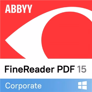 ABBYY FineReader PDF 15 Corporate – vieno naudotojo ESD licencija, 1 metams