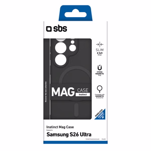 SBS Instinct Mag чехол для Samsung Galaxy S26 Ultra совместимый с MagSafe чёрный