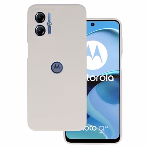 Силиконовый чехол Silicone Lite для Motorola Moto G14 титановый
