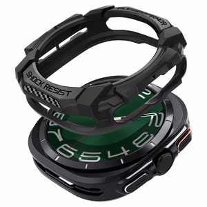 Spigen Rugged Armor dėklas Samsung Galaxy Watch Ultra (47mm) - matinė juoda