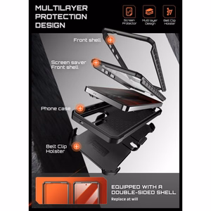 Supcase Unicorn Beetle Pro Mag MagSafe Чехол набор 2 шт. для Samsung Galaxy S26 Ultra чёрный