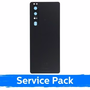 Galinis dangtelis skirtas Sony Xperia 1 III juodas (Service Pack)