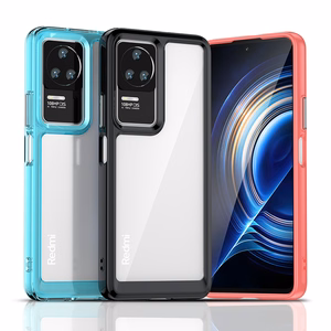 Чехол Outer Space для Xiaomi Poco F4 5G с гибкой рамкой синий