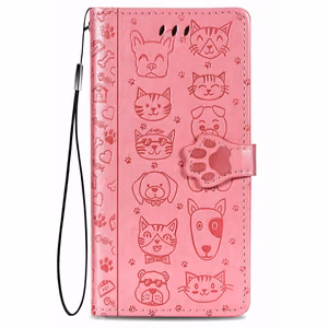Чехол Cat-Dog Samsung A356 A35 5G розовый