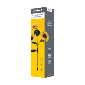 Rebel decorative solar garden light, sunflower