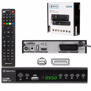 Cabletech URZ0336C – приёмник цифрового эфирного телевидения DVB-T2 H.265/HEVC