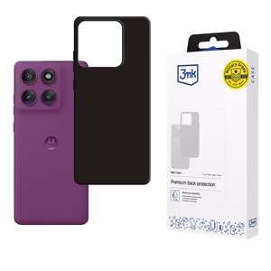 3mk Matinis dėklas telefonui Motorola Edge 60 Pro - juodas