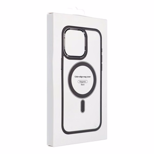 Чехол для iPhone 14 PRO MAX Color Edge Mag Cover совместимый с MagSafe чёрный