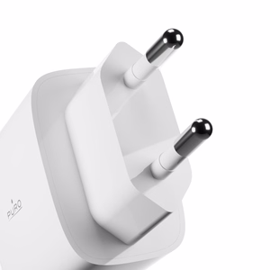 Puro PROLITE 10W 2x USB-A sieninis įkroviklis - baltas
