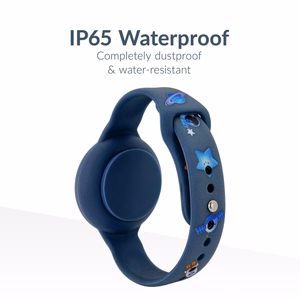 Beeep OneTag paieškos žymeklis su vaikiška silikonine apyranke „Astronaut“, Apple Find My / Android