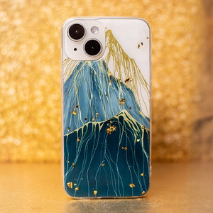 Gold Glam dėklas telefonui iPhone 11 kalnas