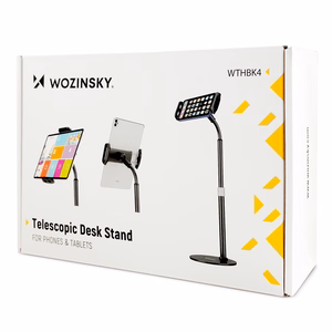 Wozinsky planšetės ir telefono stalo stovas juodas (WTHBK4)