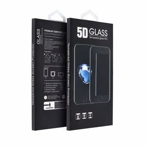 5D pilno klijavimo grūdintas apsauginis stiklas – Motorola Edge 50 Neo juodas