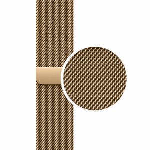 Nerūdijančiojo plieno dirželis Crong Milano Steel, skirtas Apple Watch 38/40/41/42 mm, rausvojo aukso spalvos