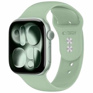 Tech-Protect silikoninis dirželis Apple Watch 40/41/42 mm laikrodžiui, šviesiai žalias
