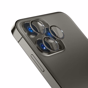 Закалённое стекло для камеры 3mk Lens Pro Apple iPhone 15 Pro чёрный
