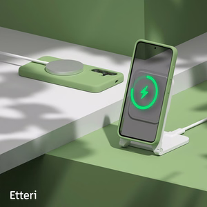 Etteri Silicone чехол Samsung Galaxy S24 Plus светло-зеленый