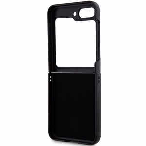 Karl Lagerfeld Saffiano Monogram Choupette Pin dėklas telefonui Samsung Galaxy Z Flip 5 - juoda