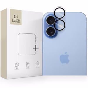 Apsauginis stikliukas kamerai Tech-Protect Cam Fit+ Apple iPhone 17 skaidrus