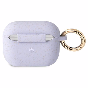 Guess GUAPSGGEU чехол AirPods Pro фиолетовый/фиолетовый Silicone Glitter
