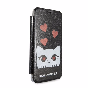Karl Lagerfeld Valentine iPhone X/Xs dėklas telefonui - juodas